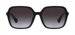 Ralph Lauren 0RA5291U 50018G Kunststoff Panto Schwarz/Schwarz Sonnenbrille mit Sehstärke, verglasbar; Sunglasses; auch als Gleitsichtbrille