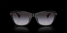 Ralph Lauren 0RA5308U 50018G Kunststoff Schmetterling / Cat-Eye Schwarz/Schwarz Sonnenbrille, Sunglasses