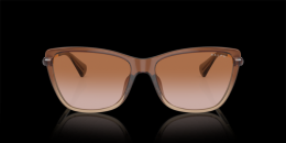 Ralph Lauren 0RA5308U 613313 Kunststoff Schmetterling / Cat-Eye Transparent/Braun Sonnenbrille, Sunglasses