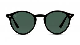 Ray-Ban 0RB2180 601/71 Kunststoff Panto Schwarz/Schwarz Sonnenbrille mit Sehstärke, verglasbar; Sunglasses; auch als Gleitsichtbrille