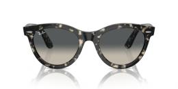 Ray-Ban 0RB2241 133371 Kunststoff Rund Oval Grau/Havana Sonnenbrille, Sunglasses