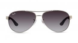 Ray-Ban 0RB3457 134/8G Metall Pilot Silberfarben/Silberfarben Sonnenbrille mit Sehstärke, verglasbar; Sunglasses; auch als Gleitsichtbrille