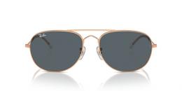 Ray-Ban 0RB3735 9202R5 Metall Panto Pink Gold/Pink Gold Sonnenbrille, Sunglasses