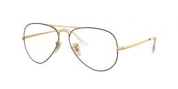 Ray-Ban AVIATOR 0RX6489 2890 Metall Pilot Schwarz/Schwarz Brille online; Brillengestell; Brillenfassung; Glasses; auch als Gleitsichtbrille