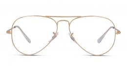 Ray-Ban AVIATOR 0RX6489 3094 Metall Pilot Rosa/Goldfarben Brille online; Brillengestell; Brillenfassung; Glasses; auch als Gleitsichtbrille