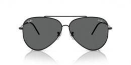 Ray-Ban AVIATOR REVERSE 0RBR0101S 002/GR Metall Pilot Schwarz/Schwarz Sonnenbrille, Sunglasses