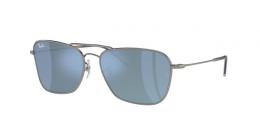 Ray-Ban CARAVAN REVERSE 0RBR0102S 004/GA Metall Panto Grau/Grau Sonnenbrille, Sunglasses