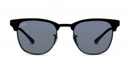 Ray-Ban CLUBMASTER METAL 0RB3716 186/R5 Metall Panto Schwarz/Schwarz Sonnenbrille mit Sehstärke, verglasbar; Sunglasses; auch als Gleitsichtbrille