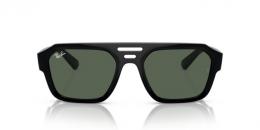Ray-Ban CORRIGAN 0RB4397 667771 Kunststoff Irregular Schwarz/Schwarz Sonnenbrille mit Sehstärke, verglasbar; Sunglasses; auch als Gleitsichtbrille