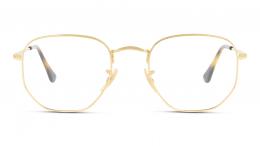 Ray-Ban HEXAGONAL OPTICS 0RX6448 2500 Metall Panto Goldfarben/Goldfarben Brille online; Brillengestell; Brillenfassung; Glasses; auch als Gleitsichtbrille