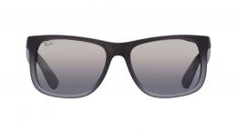 Ray-Ban JUSTIN 0RB4165 852/88 Kunststoff Rechteckig Grau/Grau Sonnenbrille mit Sehstärke, verglasbar; Sunglasses; auch als Gleitsichtbrille