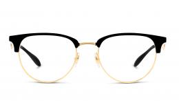 Ray-Ban OPTICS 0RX6396 5784 Metall Rund Schwarz/Goldfarben Brille online; Brillengestell; Brillenfassung; Glasses; auch als Gleitsichtbrille