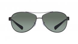 Ray-Ban RB3386 0 004/9A polarisiert Metall Pilot Grau/Grau Sonnenbrille, Sunglasses