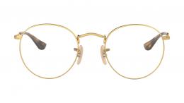 Ray-Ban ROUND METAL 0RX3447V 2500 Metall Panto Goldfarben/Goldfarben Brille online; Brillengestell; Brillenfassung; Glasses; auch als Gleitsichtbrille