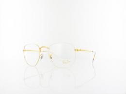 Ray Ban RX6448 3104 51 white on legend gold