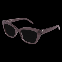 Saint Laurent SL M117 003 Kunststoff Schmetterling / Cat-Eye Transparent/Grau Brille online; Brillengestell; Brillenfassung; Glasses; auch als Gleitsichtbrille