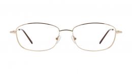 Seen Metall Schmal Goldfarben/Braun Brille online; Brillengestell; Brillenfassung; Glasses; auch als Gleitsichtbrille