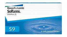 SofLens® 59 Monatslinsen Sphärisch 6 Stück Kontaktlinsen; contact lenses; Kontaktlinsen