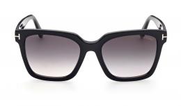 Tom Ford FT0952 01B Kunststoff Panto Schwarz/Schwarz Sonnenbrille mit Sehstärke, verglasbar; Sunglasses; auch als Gleitsichtbrille