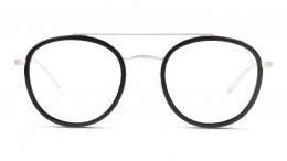 UNOFFICIAL Kunststoff Panto Schwarz/Silberfarben Brille online; Brillengestell; Brillenfassung; Glasses; auch als Gleitsichtbrille