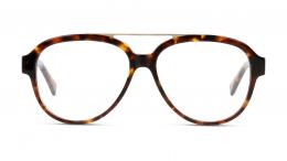 UNOFFICIAL Kunststoff Pilot Havana/Goldfarben Brille online; Brillengestell; Brillenfassung; Glasses; auch als Gleitsichtbrille
