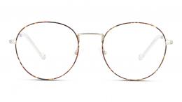 UNOFFICIAL Metall Panto Havana/Silberfarben Brille online; Brillengestell; Brillenfassung; Glasses; auch als Gleitsichtbrille