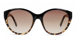 UNOFFICIAL polarisiert Kunststoff Schmetterling / Cat-Eye Schwarz/Havana Sonnenbrille mit Sehstärke, verglasbar; Sunglasses; auch als Gleitsichtbrille