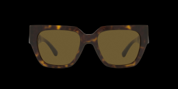 Versace 0VE4409 108/73 Kunststoff Panto Havana/Havana Sonnenbrille mit Sehstärke, verglasbar; Sunglasses; auch als Gleitsichtbrille