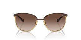 Vogue 0VO4002S 507813 Metall Panto Havana/Goldfarben Sonnenbrille mit Sehstärke, verglasbar; Sunglasses; auch als Gleitsichtbrille