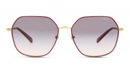 Vogue 0VO4198S 280/36 Metall Irregular Rot/Goldfarben Sonnenbrille mit Sehstärke, verglasbar; Sunglasses; auch als Gleitsichtbrille
