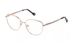 Yalea VYA092 5508FC Metall Schmetterling / Cat-Eye Beige/Goldfarben Brille online; Brillengestell; Brillenfassung; Glasses; auch als Gleitsichtbrille