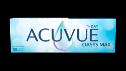 1-D Acuvue Oasys Max 30er Tageslinsen Sphärisch 30 Stück Kontaktlinsen; contact lenses; Kontaktlinsen