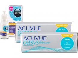 ACUVUE OASYS 1-Day astigmatism (2x30) + blink intensive TRIPLE Action 10ml