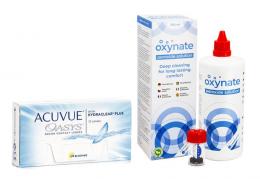 Acuvue Oasys (12 Linsen) + Oxynate Peroxide 380 ml mit Behälter