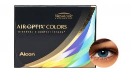 AIR OPTIX® COLORS - Brilliant Blue Monatslinsen Sphärisch 2 Stück Kontaktlinsen; contact lenses; Kontaktlinsen