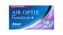 AIR OPTIX® plus HydraGlyde Multifocal Monatslinsen Multifokal Sphärisch 3 Stück Kontaktlinsen; contact lenses; Kontaktlinsen
