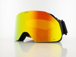 ALPINA BLACKCOMB Q-LITE A7288 832 black yellow matt / Q-LITE red