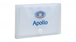 Apollo Mikrofasertuch für Brillen 1 Stück Kunststoff Brillenputztuch; Glasreinigungstuch