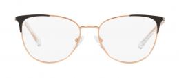Armani Exchange 0AX1034 6106 Metall Schmetterling / Cat-Eye Pink Gold/Schwarz Brille online; Brillengestell; Brillenfassung; Glasses; auch als Gleitsichtbrille