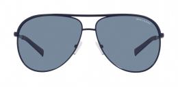 Armani Exchange 0AX2002 60992V polarisiert Metall Pilot Blau/Blau Sonnenbrille, Sunglasses