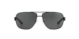 Armani Exchange 0AX2012S 606387 Metall Pilot Schwarz/Schwarz Sonnenbrille, Sunglasses