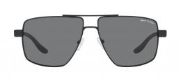Armani Exchange 0AX2037S 600081 polarisiert Metall Irregular Schwarz/Schwarz Sonnenbrille, Sunglasses