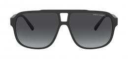 Armani Exchange 0AX4104S 80788G Kunststoff Rechteckig Schwarz/Schwarz Sonnenbrille, Sunglasses