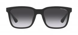 Armani Exchange 0AX4112SU 80788G Kunststoff Rechteckig Schwarz/Schwarz Sonnenbrille mit Sehstärke, verglasbar; Sunglasses; auch als Gleitsichtbrille