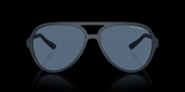 Armani Exchange 0AX4133S 818180 Kunststoff Panto Blau/Blau Sonnenbrille, Sunglasses