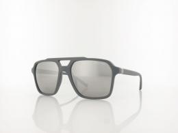 Armani Exchange AX4166S 8400Z3 57 matte grey / grey mirror silver polar