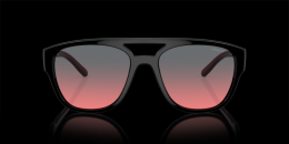 Arnette MEW2 0AN4327 275377 Kunststoff Pilot Schwarz/Schwarz Sonnenbrille mit Sehstärke, verglasbar; Sunglasses