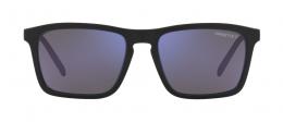 Arnette SHYGUY 0AN4283 01/22 polarisiert Kunststoff Panto Schwarz/Schwarz Sonnenbrille mit Sehstärke, verglasbar; Sunglasses; auch als Gleitsichtbrille