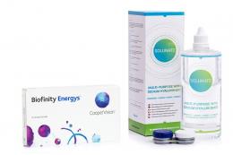 Biofinity Energys (6 Linsen) + Solunate Multi-Purpose 400 ml mit Behälter