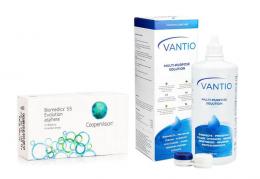 Biomedics 55 Evolution (6 Linsen) + Vantio Multi-Purpose 360 ml mit Behälter